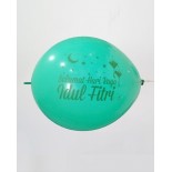 Light Green Idul Fitri Printed Balloons